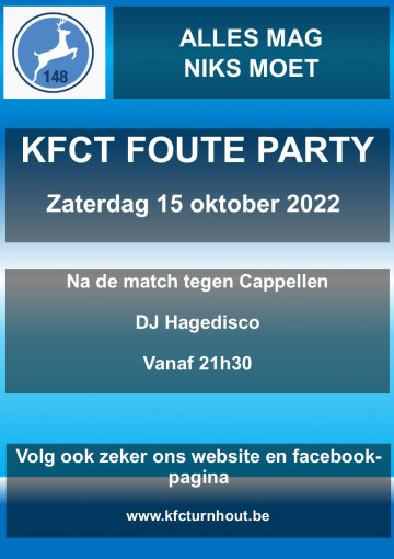 Affiche Kfct Fouteparty